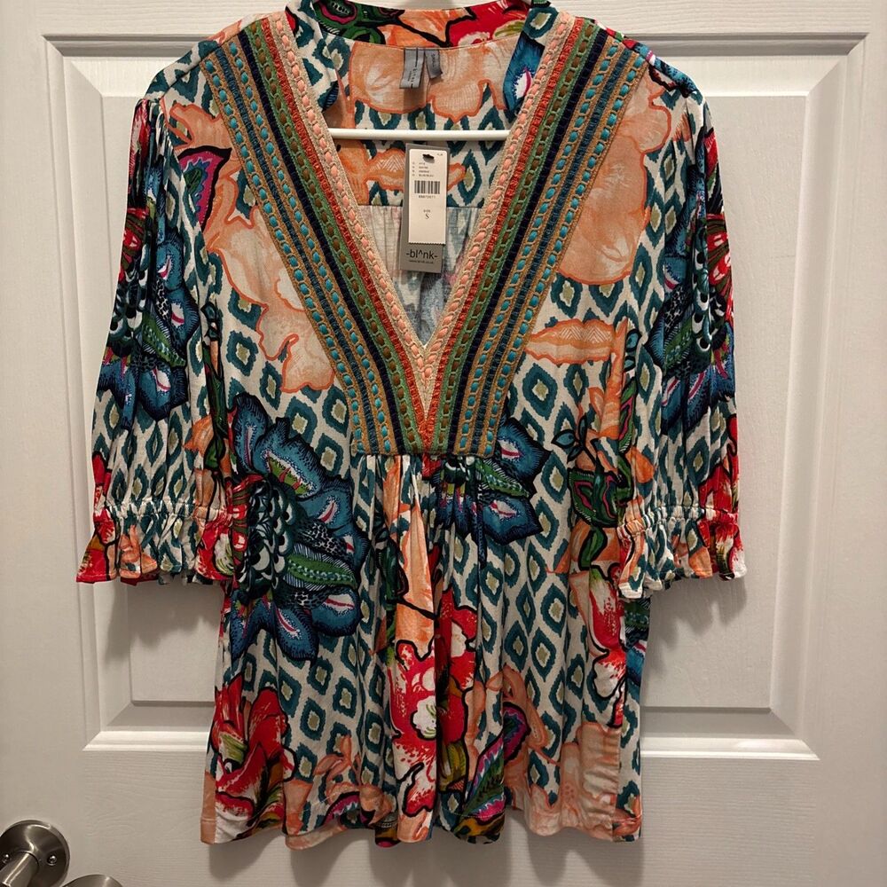 BL^NK New Blouse Long sleeve Colorful